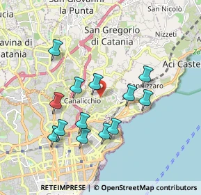 Mappa Via Sgroppillo, 95126 Cerza CT, Italia (1.95846)