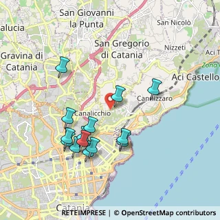 Mappa Via Sgroppillo, 95126 San Gregorio di Catania CT, Italia (2.11786)