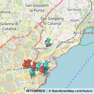 Mappa Via Sgroppillo, 95126 Cerza CT, Italia (2.74727)