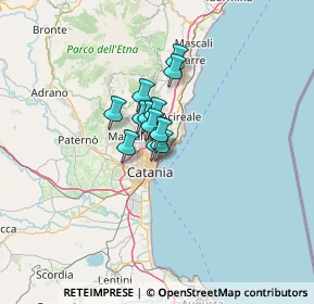 Mappa Via Sgroppillo, 95126 Cerza CT, Italia (7.03917)