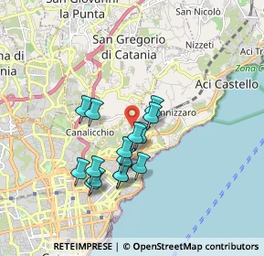 Mappa Via Mannino Cifaly Francesco, 95126 Catania CT, Italia (1.66933)