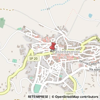 Mappa Via roma 74, 92025 Casteltermini, Agrigento (Sicilia)