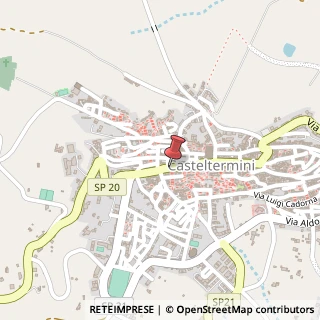 Mappa Via Roma, 45, 92025 Casteltermini, Agrigento (Sicilia)