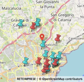 Mappa 95030 Catania CT, Italia (2.5175)