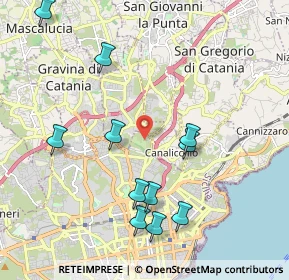 Mappa 95030 Catania CT, Italia (2.46455)