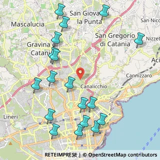 Mappa 95030 Catania CT, Italia (2.88889)