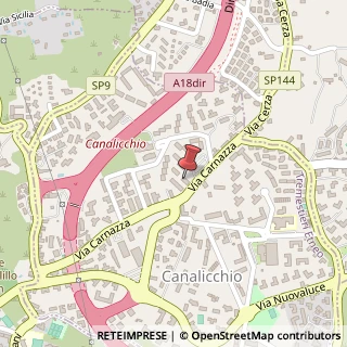 Mappa Via Carnazza, 75, 95030 Tremestieri Etneo, Catania (Sicilia)