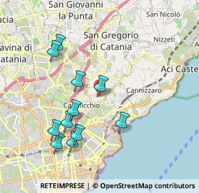 Mappa Via Sgroppillo, 95027 Catania CT, Italia (2.15273)