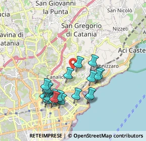 Mappa Via Sgroppillo, 95027 Catania CT, Italia (2.0385)