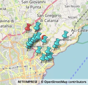 Mappa Via Sgroppillo, 95027 Catania CT, Italia (1.457)