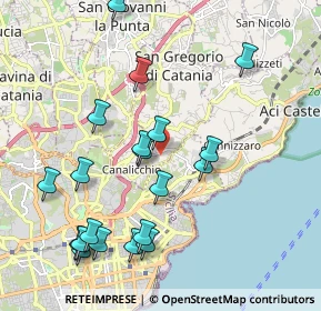 Mappa Via Sgroppillo, 95027 Catania CT, Italia (2.452)