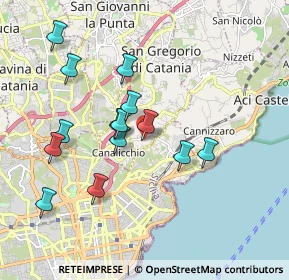 Mappa Via Sgroppillo, 95027 Catania CT, Italia (1.98214)