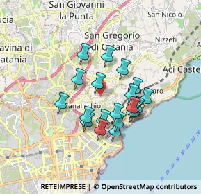 Mappa Via Sgroppillo, 95027 Catania CT, Italia (1.532)