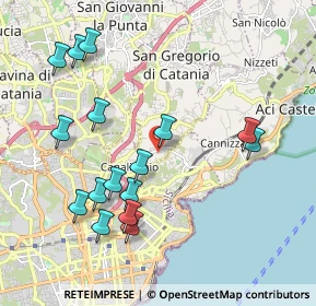 Mappa Via Sgroppillo, 95027 Catania CT, Italia (2.39375)