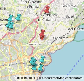 Mappa Via Sgroppillo, 95027 Catania CT, Italia (2.97636)