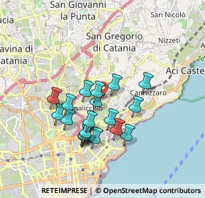 Mappa Via Sgroppillo, 95027 Catania CT, Italia (1.721)