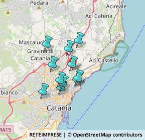 Mappa Via Sgroppillo, 95027 Catania CT, Italia (2.71636)
