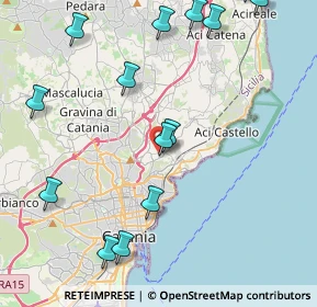 Mappa Via Sgroppillo, 95027 Catania CT, Italia (5.89643)