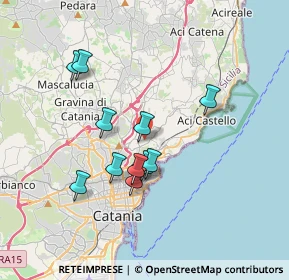 Mappa Via Sgroppillo, 95027 Catania CT, Italia (3.50182)