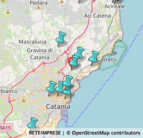 Mappa Via Sgroppillo, 95027 Catania CT, Italia (5.22615)
