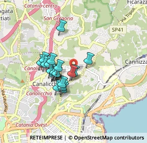 Mappa Via Sgroppillo, 95027 Catania CT, Italia (0.732)