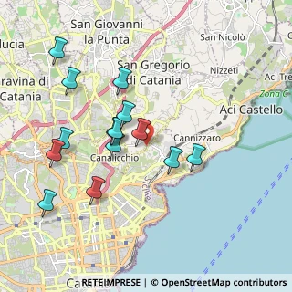 Mappa Via Sgroppillo, 95126 Catania CT, Italia (2.14429)