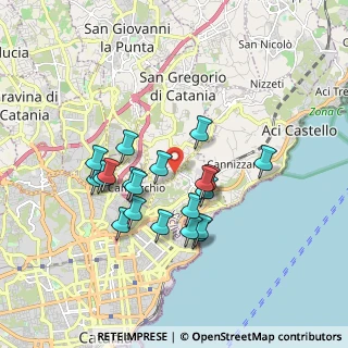 Mappa Via Sgroppillo, 95126 Catania CT, Italia (1.7535)
