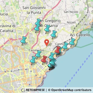 Mappa Via Sgroppillo, 95126 Catania CT, Italia (1.9935)