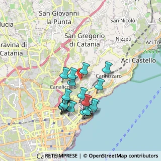 Mappa Via Sgroppillo, 95126 Catania CT, Italia (1.795)