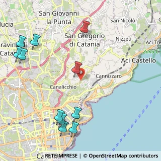 Mappa Via Sgroppillo, 95126 Catania CT, Italia (3.11545)