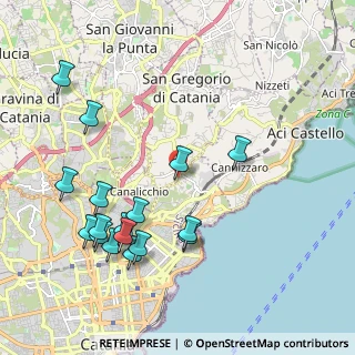 Mappa Via Sgroppillo, 95126 Catania CT, Italia (2.54412)
