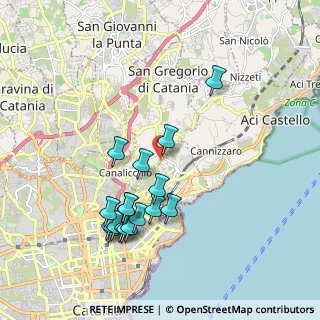 Mappa Via Sgroppillo, 95126 Catania CT, Italia (2.18118)