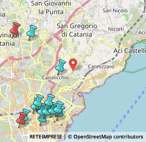 Mappa Via Sgroppillo, 95126 Catania CT, Italia (3.36143)