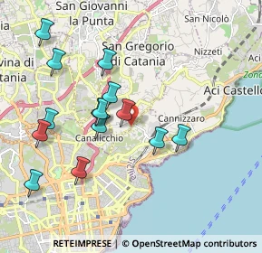 Mappa Via Sgroppillo, 95126 Catania CT, Italia (2.14429)