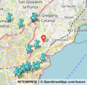 Mappa Via Sgroppillo, 95126 Catania CT, Italia (3.084)