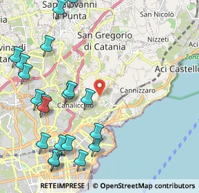 Mappa Via Sgroppillo, 95126 Catania CT, Italia (3.0305)