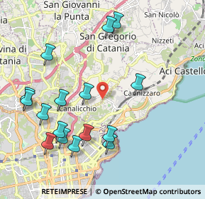 Mappa Via Sgroppillo, 95126 Catania CT, Italia (2.5375)