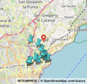 Mappa Via Sgroppillo, 95126 Catania CT, Italia (2.07143)