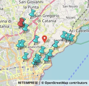 Mappa Via Sgroppillo, 95126 Catania CT, Italia (2.2305)