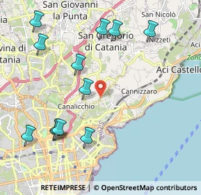 Mappa Via Sgroppillo, 95126 Catania CT, Italia (2.6875)