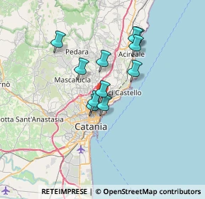Mappa Via Sgroppillo, 95126 Catania CT, Italia (6.02)