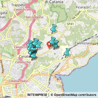 Mappa Via Sgroppillo, 95126 Catania CT, Italia (0.7565)