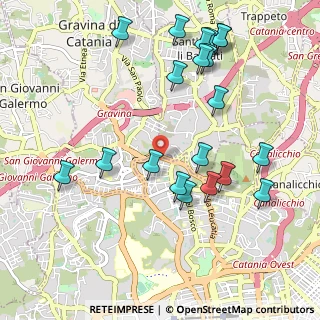 Mappa Via Giovanna Condorelli, 95125 Catania CT, Italia (1.2725)