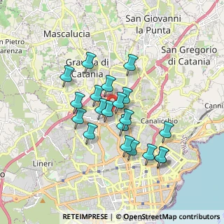 Mappa Via Giovanna Condorelli, 95125 Catania CT, Italia (1.6355)