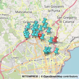 Mappa Via Giovanna Condorelli, 95125 Catania CT, Italia (1.495)