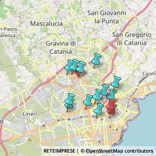 Mappa Via Giovanna Condorelli, 95125 Catania CT, Italia (1.88571)