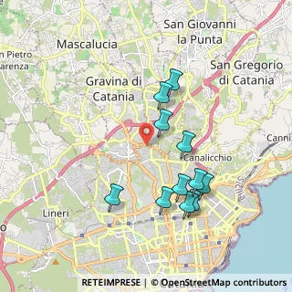 Mappa Via Giovanna Condorelli, 95125 Catania CT, Italia (2.01364)