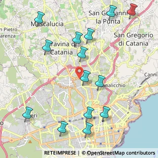 Mappa Via Giovanna Condorelli, 95125 Catania CT, Italia (2.84929)