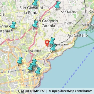 Mappa Viale delle Olimpiadi, 95126 Catania CT, Italia (2.84583)