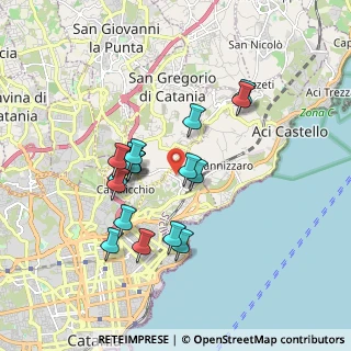 Mappa Viale delle Olimpiadi, 95126 Catania CT, Italia (1.76389)